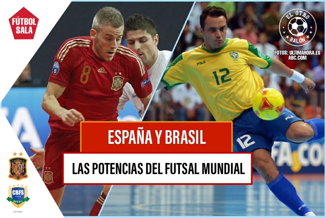 España y Brasil, las potencias del futsal mundial
